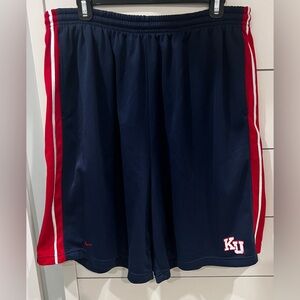 Nike Mens KU Jayhawks Basketball Shorts
